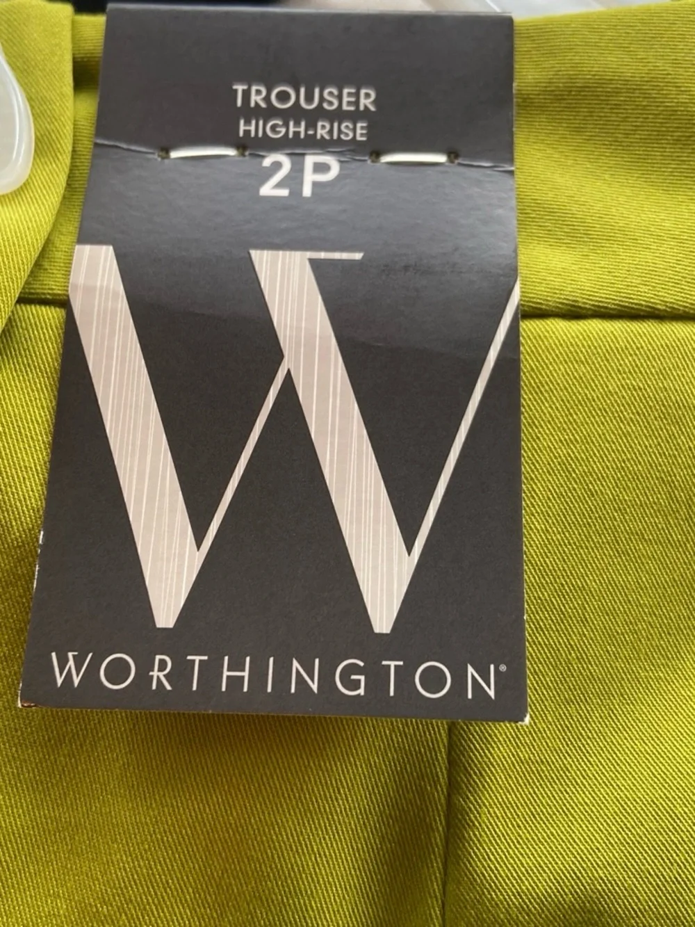Worthington Lime Green Boot Cut Dress Pants